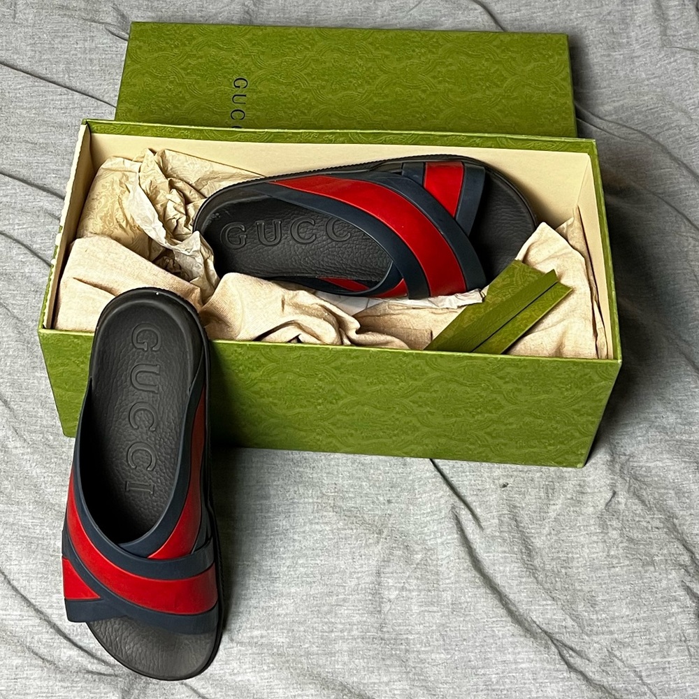 Gucci Slides sandal with web